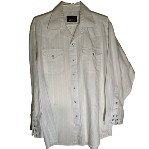 Panhandle Slim pearl snap silk cowboy shirt.